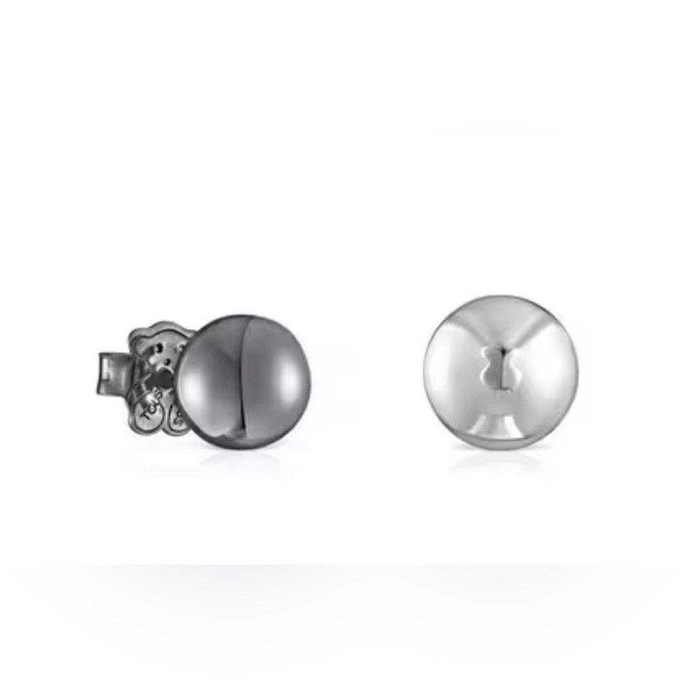 Tous Silver and Dark Silver Earrings